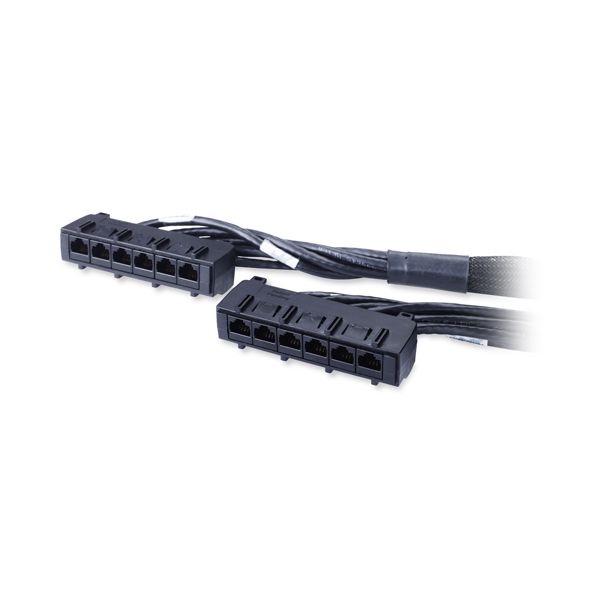 APC 19ft Cat6 UTP, 6x RJ-45 - 6x RJ-45 netwerkkabel Zwart 5,79 m U/UTP (UTP) (DDCC6-019)