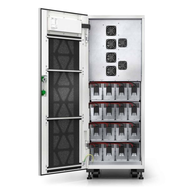 APC Easy UPS 3S E3SUPS30KHB2 Noodstroomvoeding - 30kVA, 3fase(400V) in&uit inc. 4 interne accu's (E3SUPS30KHB2) APC Easy UPS 3S E3SUPS30KHB2 Noodstroomvoeding - 30kVA, 3fase(400V) in&uit inc. 4 interne accu's (E3SUPS30KHB2)
