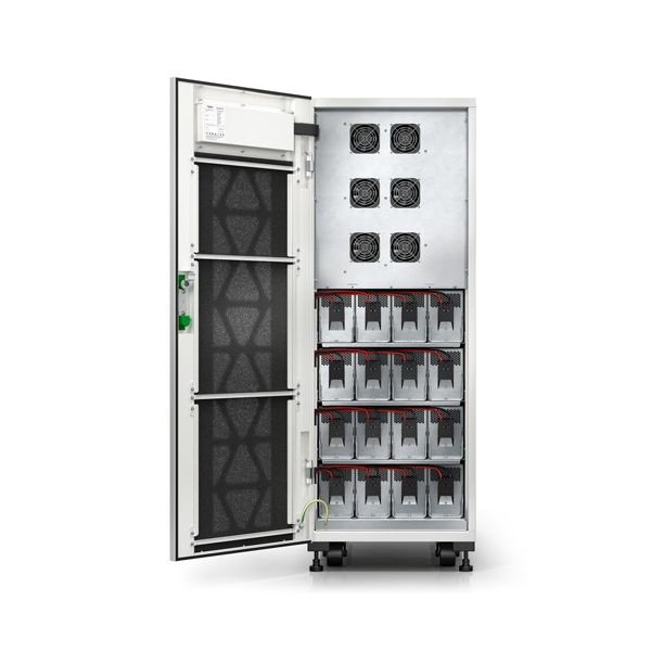 APC Easy UPS 3S E3SUPS40KHB2 Noodstroomvoeding - 40kVA, 3fase(400V) in&uit inc. 4 interne accu's (E3SUPS40KHB2)