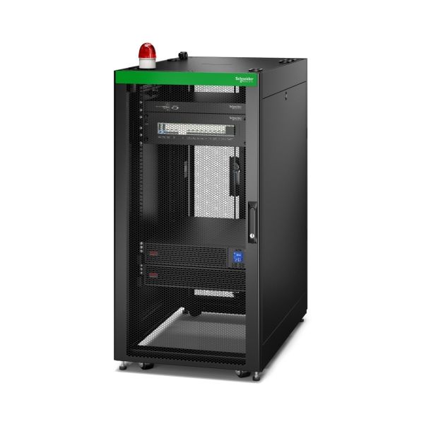 APC Basisconfiguratie kast (geventileerde 24U Easy rack, SRVPM3K, PDP, energiemeter, lokaal beheer, verlichting) (EMDC24U3KP2V)