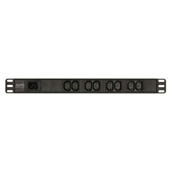 APC Easy PDU EPDU1016B, Basic, 1U, 16A, 230V, (8x)C13, C20 stekker (EPDU1016B)