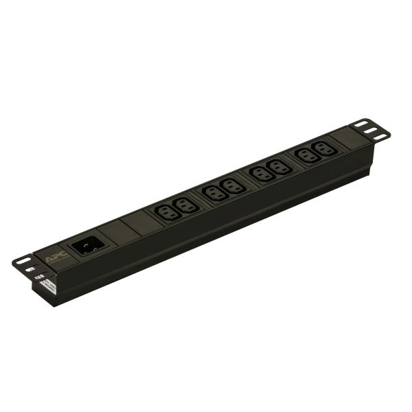 APC Easy PDU EPDU1016B, Basic, 1U, 16A, 230V, (8x)C13, C20 stekker (EPDU1016B)