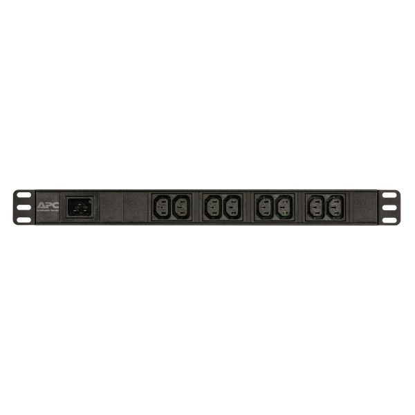 APC Easy PDU EPDU1016B, Basic, 1U, 16A, 230V, (8x)C13, C20 stekker (EPDU1016B)