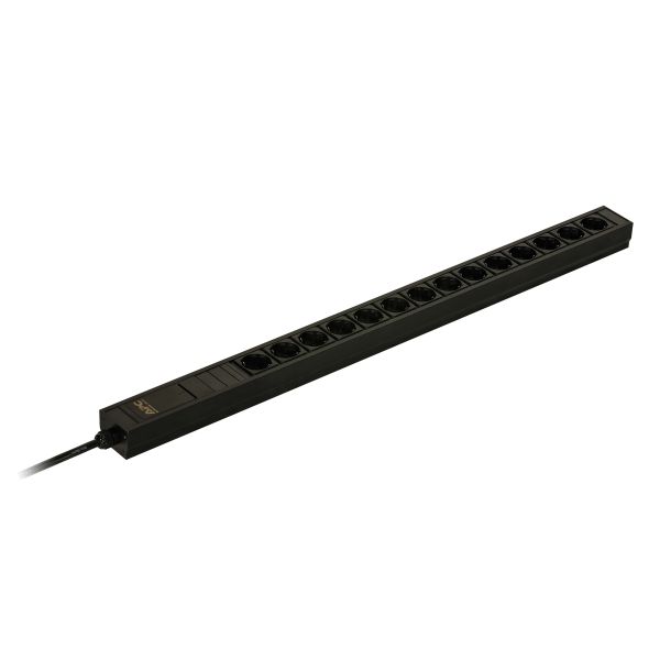 APC Easy PDU EPDU1116B-SCH, Basic, 0U, 16A, 230V, (14x)Schuko, Schuko stekker (EPDU1116B-SCH)