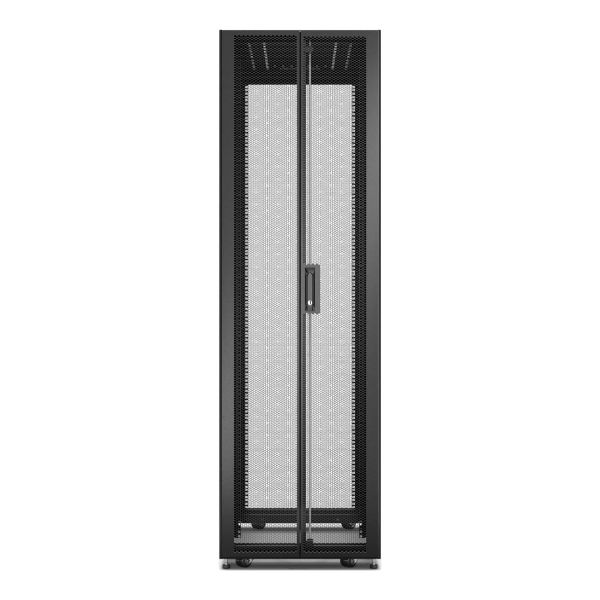 APC Easy Rack 600mm/42U/1200mm , with Roof, castors,feet and 4 Brackets, No Side panels,Bottom, black