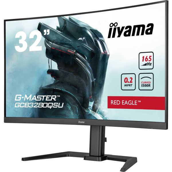 iiyama G-MASTER GCB3280QSU-B1 computer monitor 80 cm (31.5") 2560 x 1440 Pixels LED Zwart (GCB3280QSU-B1)