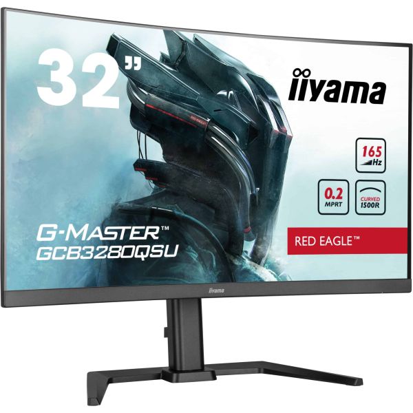 iiyama G-MASTER GCB3280QSU-B1 computer monitor 80 cm (31.5") 2560 x 1440 Pixels LED Zwart (GCB3280QSU-B1)