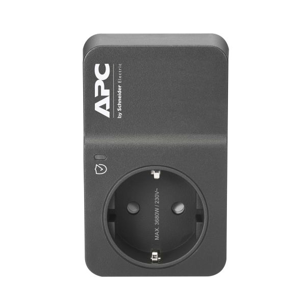 APC Tussenstekker met overspanningsbeveiliging 3680W 1x stopcontact (PM1WB-GR)