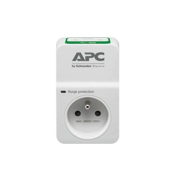 APC PM1WU2-FR Overspanningsbeveiliging Wit 1 AC-uitgang(en) 230 V (PM1WU2-FR)