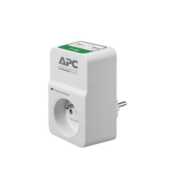 APC PM1WU2-FR Overspanningsbeveiliging Wit 1 AC-uitgang(en) 230 V (PM1WU2-FR)