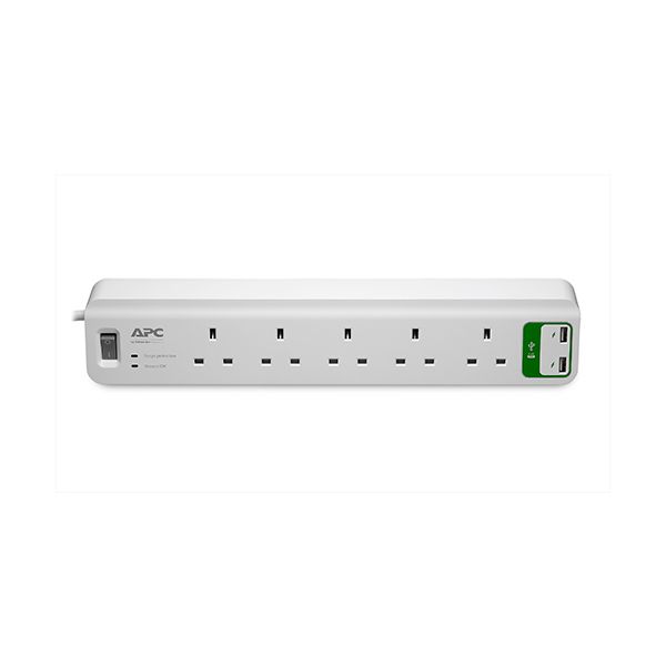 APC SurgeArrest Wit 5 AC-uitgang(en) 230 V 1,83 m (PM5U-UK)