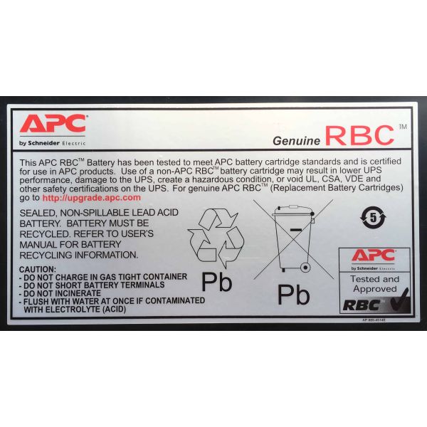 APC Batterij Vervangings Cartridge RBC34 (RBC34)