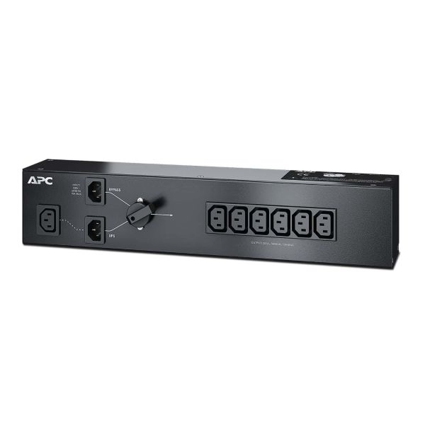 APC Service bypass panel SBP1500RMI - 230V, C14 ingang, (6x) C13 uitgang (SBP1500RMI)