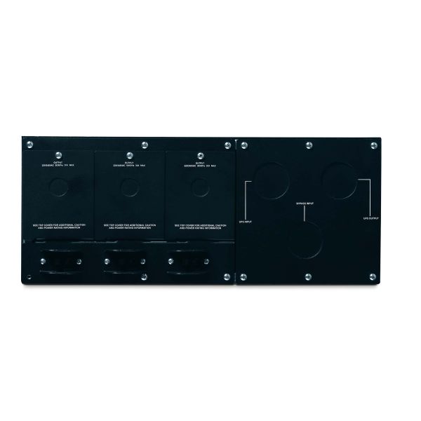 APC Service bypass Panel SBP16KRMI4U - 230V, 100A Hardwire ingang, (3x) 30A hardwire uitgang (SBP16KRMI4U)