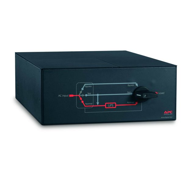 APC Service bypass Panel SBP16KRMI4U - 230V, 100A Hardwire ingang, (3x) 30A hardwire uitgang (SBP16KRMI4U)