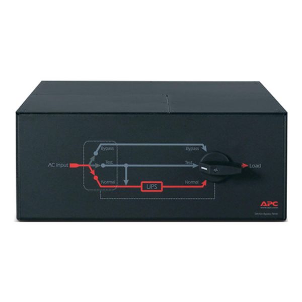 APC APC-service bypasspaneel - 230V; 100A; MBB; vaste bedrading in; (3) 30A vaste bedrading uit (SBP16KRMI4U)