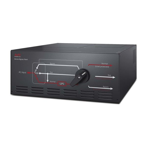 APC Service Bypass Panel 230V 125A HW input IEC-320 output (8) C19 (SBP20KRMI4U)