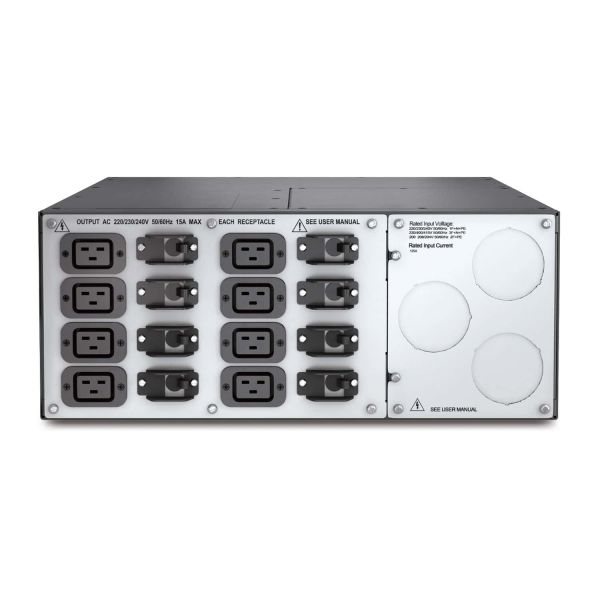 APC Service Bypass Panel 230V 125A HW input IEC-320 output (8) C19 (SBP20KRMI4U) 1/4 APC Service Bypass Panel 230V 125A HW input IEC-320 output (8) C19 (SBP20KRMI4U)