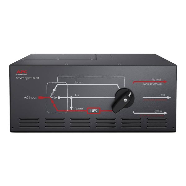 APC Service Bypass Panel 230V 125A HW input IEC-320 output (8) C19 (SBP20KRMI4U)