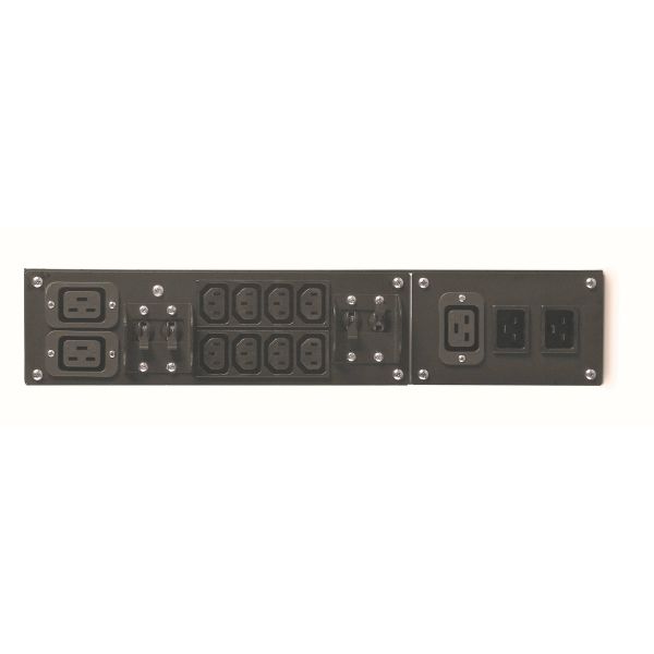 APC Service bypass Panel SBP5000RMI2U - 230V, Hardwire of C20 ingang, (8x) C13 & (2x) C19 uitgang (SBP5000RMI2U) APC Service bypass Panel SBP5000RMI2U - 230V, Hardwire of C20 ingang, (8x) C13 & (2x) C19 uitgang (SBP5000RMI2U)