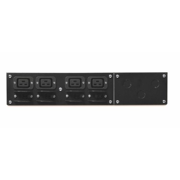 APC Service bypass Panel SBP6KRMI2U - 230V, Hardwire ingang, (4x) C19 uitgang (SBP6KRMI2U)