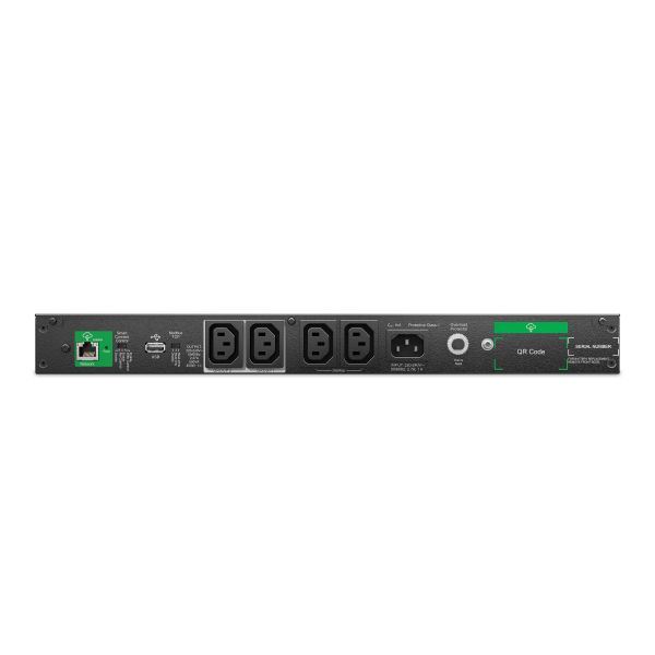APC Smart-UPS Li-ion SCL500RMI1UC Noodstroomvoeding - 4x C13, short depth, Rack Mountable, 1U, SmartConnect, 500VA (SCL500RMI1UC)