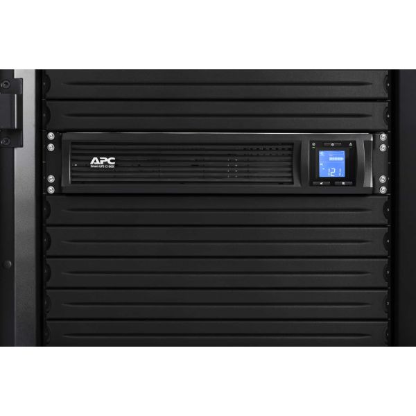 APC Smart-UPS SMC1000I-2UC Noodstroomvoeding - 4x C13, USB, Rack Mountable, SmartConnect, 1000VA (SMC1000I-2UC)