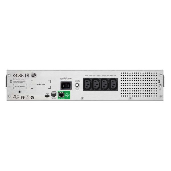 APC Smart-UPS SMC1000I-2UC Noodstroomvoeding - 4x C13, USB, Rack Mountable, SmartConnect, 1000VA (SMC1000I-2UC)