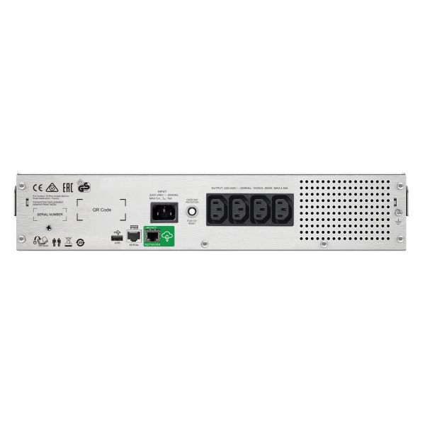 APC Smart-UPS SMC1000I-2UC Noodstroomvoeding - 4x C13, USB, Rack Mountable, SmartConnect, 1000VA (SMC1000I-2UC)