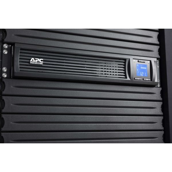 APC Smart-UPS SMC1000I-2UC Noodstroomvoeding - 4x C13, USB, Rack Mountable, SmartConnect, 1000VA (SMC1000I-2UC) 19/19 APC Smart-UPS SMC1000I-2UC Noodstroomvoeding - 4x C13, USB, Rack Mountable, SmartConnect, 1000VA (SMC1000I-2UC)