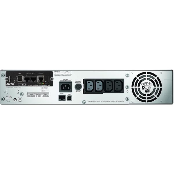 APC Smart-UPS SMT1500RMI2UNC - Noodstroomvoeding 4x C13, USB, rack mountable, NMC, 1500VA (SMT1500RMI2UNC)