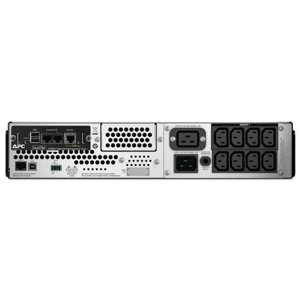 APC Smart-UPS SMT2200RMI2UNC - Noodstroomvoeding 8x C13, 1x C19, USB, rack mountable, NMC, 2200VA (SMT2200RMI2UNC)