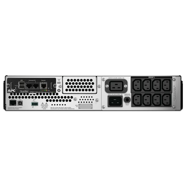 APC Smart-UPS SMT3000RMI2UNC - Noodstroomvoeding 8x C13, 1x C19, USB, rack mountable, NMC, 3000VA (SMT3000RMI2UNC)