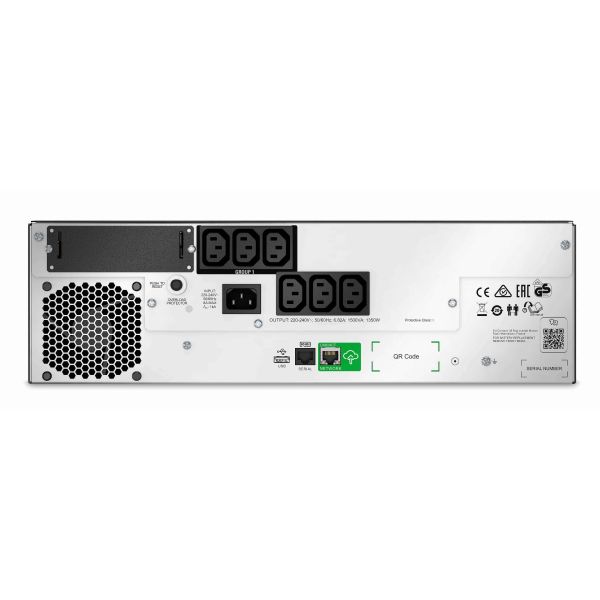 APC Smart-UPS Li-ion SMTL1500RMI3UC Noodstroomvoeding - 6x C13, Short Depth, Rack Mountable, 3U, SmartConnect, 1500VA (SMTL1500RMI3UC)