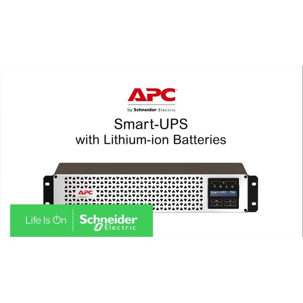 APC Smart-UPS Li-ion SMTL1500RMI3UC - 6x C13, Short Depth, Rackmount 3U, SmartConnect, 1500VA (SMTL1500RMI3UC)
