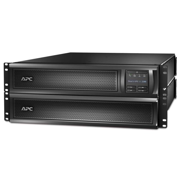 APC Smart-UPS X SMX2200RMHV2U Noodstroomvoeding - 8x C13, 2x C19 uitgang, USB, 2200VA (SMX2200RMHV2U)