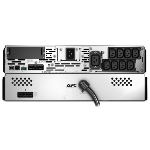 APC Smart-UPS X SMX2200RMHV2U Noodstroomvoeding - 8x C13, 2x C19 uitgang, USB, 2200VA (SMX2200RMHV2U)