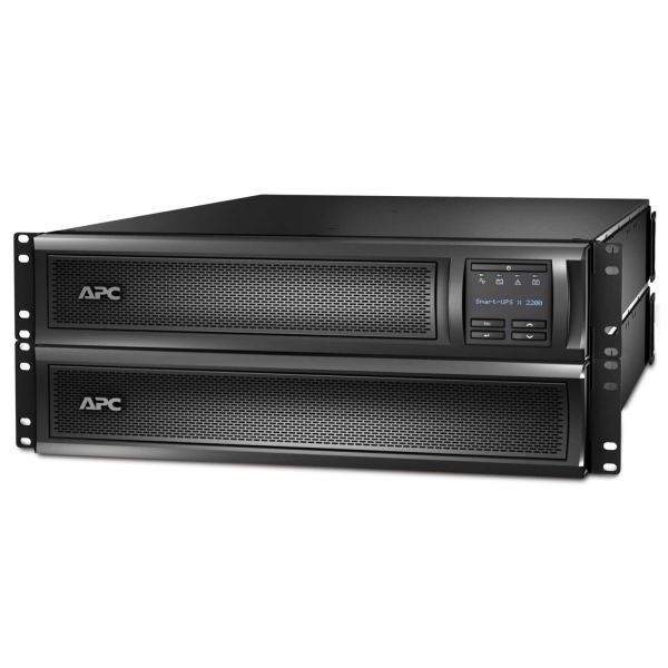 APC Smart-UPS X SMX2200RMHV2U - 8x C13, 1x C19 uitgang, USB, 2200VA, uitbreidbare runtime (SMX2200RMHV2U)