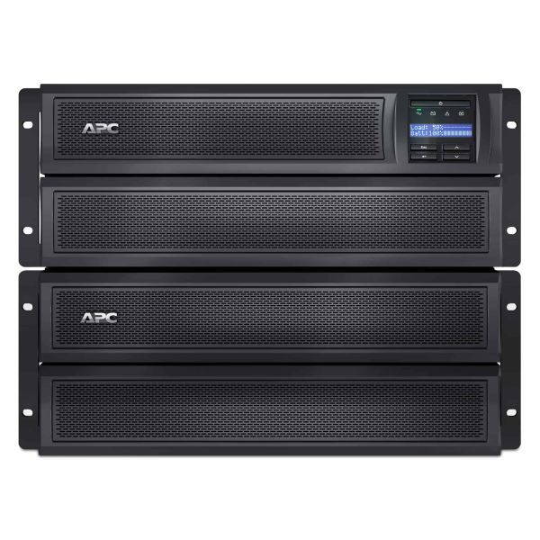 APC Smart-UPS X SMX3000HV Noodstroomvoeding - 3000VA, 8x C13, 2x C19 uitgang, USB, short depth (SMX3000HV)