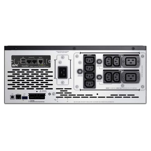 APC Smart-UPS X SMX3000HVNC - 3000VA, 8x C13, 2x C19 uitgang, USB, uitbreidbare runtime, short depth, NMC (SMX3000HVNC) 14/16 APC Smart-UPS X SMX3000HVNC - 3000VA, 8x C13, 2x C19 uitgang, USB, uitbreidbare runtime, short depth, NMC (SMX3000HVNC)