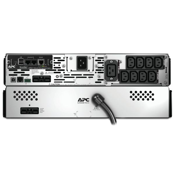 APC Smart-UPS X SMX3000RMHV2UNC Noodstroomvoeding - 3000VA, 8x C13, 1x C19 uitgang, USB, NMC (SMX3000RMHV2UNC)
