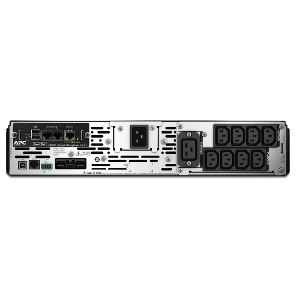 APC Smart-UPS X SMX3000RMHV2UNC Noodstroomvoeding - 3000VA, 8x C13, 1x C19 uitgang, USB, NMC (SMX3000RMHV2UNC)