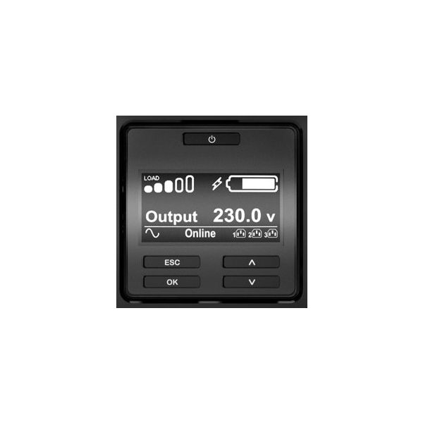 APC Smart-UPS On-Line SRT1000RMXLI Noodstroomvoeding - 1000VA, 6x C13 uitgang, tower (SRT1000XLI)