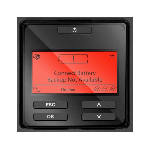 APC Smart-UPS On-Line SRT1000RMXLI Noodstroomvoeding - 1000VA, 6x C13 uitgang, tower (SRT1000XLI)