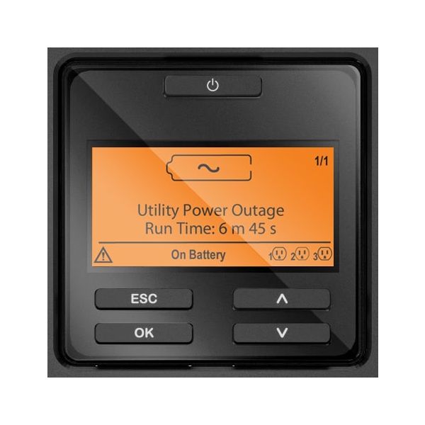 APC Smart-UPS On-Line SRT1000RMXLI Noodstroomvoeding - 1000VA, 6x C13 uitgang, tower (SRT1000XLI)