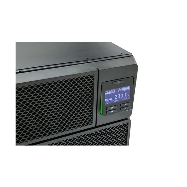 APC Smart-UPS On-Line 10KVA noodstroomvoeding 6x C13, 4x C19, hardwire 1 fase uitgang, rackmountable, Embedded NMC (SRT10KRMXLI)