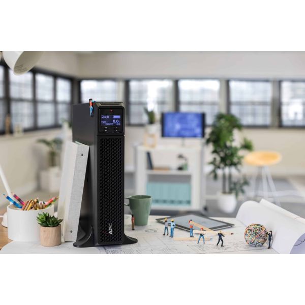 APC Smart-UPS On-Line SRT1500XLI - Noodstroomvoeding, 6x C13 uitgang, tower, 1500VA (SRT1500XLI)