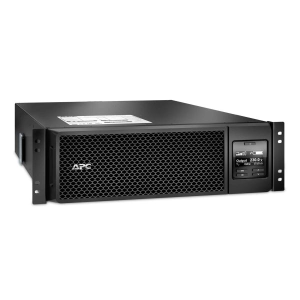 APC Smart-UPS On-Line 5000VA noodstroomvoeding 6x C13, 4x C19 uitgang, rackmountable, Embedded NMC (SRT5KRMXLI)