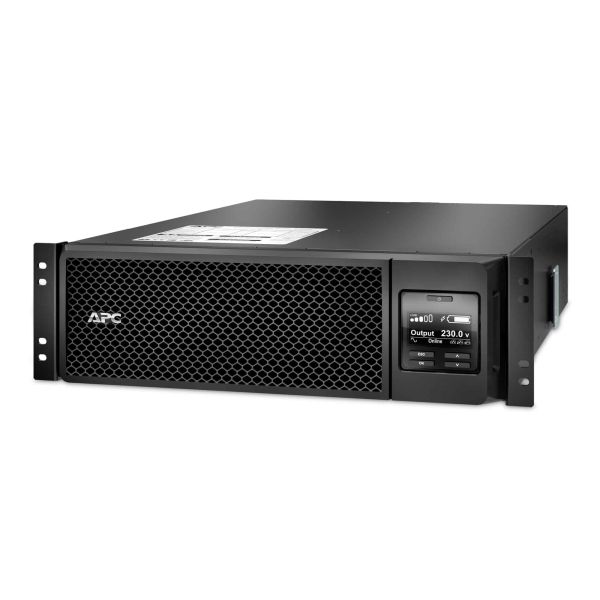 APC Smart-UPS On-Line 5000VA noodstroomvoeding 6x C13, 4x C19 uitgang, rackmountable, Embedded NMC (SRT5KRMXLI)