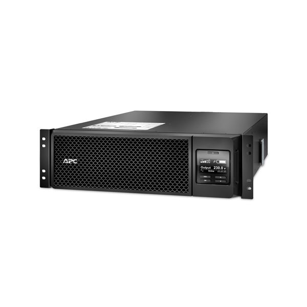 APC Smart-UPS On-Line SRT5KRMXLI-6W - 5000VA ,6x C13, 4x C19 uitgang, rackmountable, Embedded NMC, 6 jaar garantie (SRT5KRMXLI-6W) APC Smart-UPS On-Line SRT5KRMXLI-6W - 5000VA ,6x C13, 4x C19 uitgang, rackmountable, Embedded NMC, 6 jaar garantie (SRT5KRMXLI-6W)